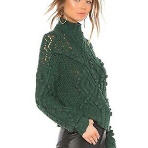 Lovers and Friends Daybreak Sweater NWT Green Size Sm
